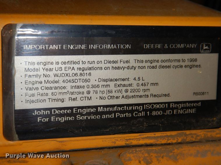 image for item DK5017 1998 John Deere 486E  forklift