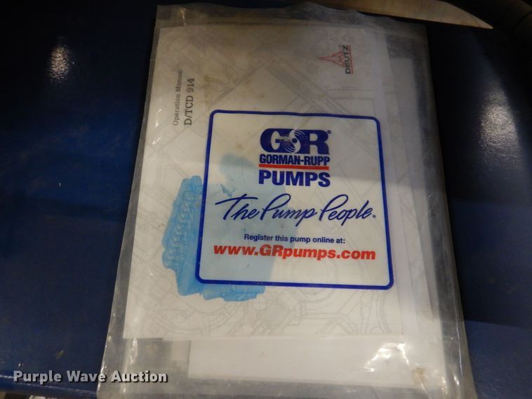 image for item DK5019 Gorman Rupp T8A60S-F6L  centrifugal pump