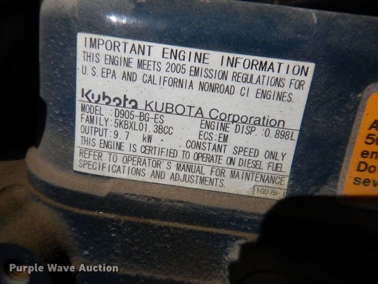 image for item DK5023 2006 Magnum MLT4060KMH  light plant