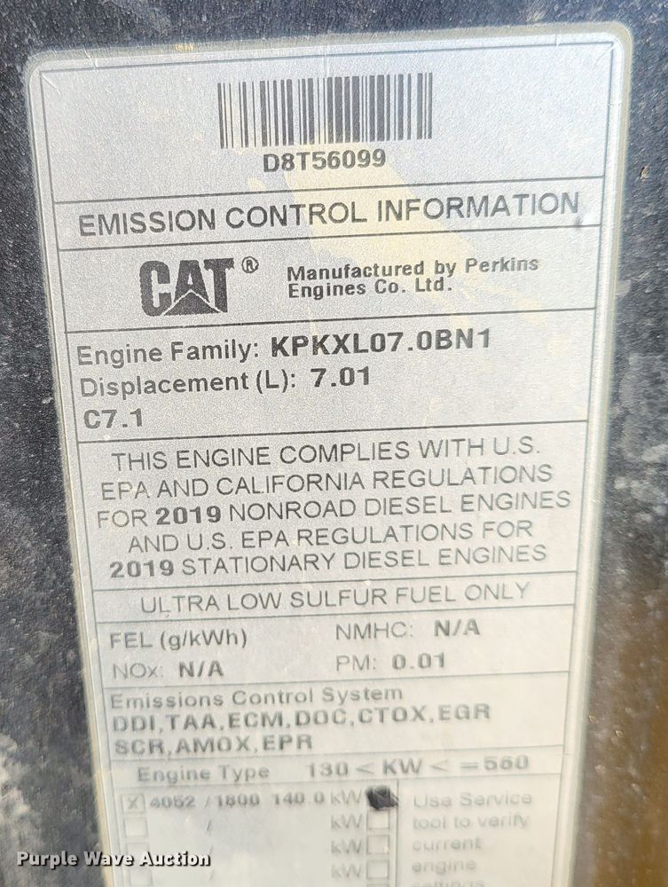 image for item DK5027 2019 Caterpillar 938M  wheel loader