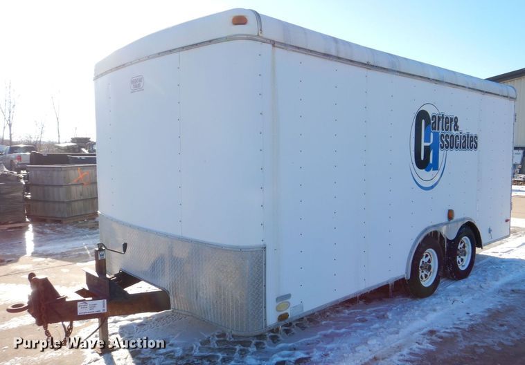 image for item DK5034 2002 United Express  enclosed cargo trailer with lube system