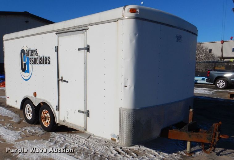 image for item DK5034 2002 United Express  enclosed cargo trailer with lube system