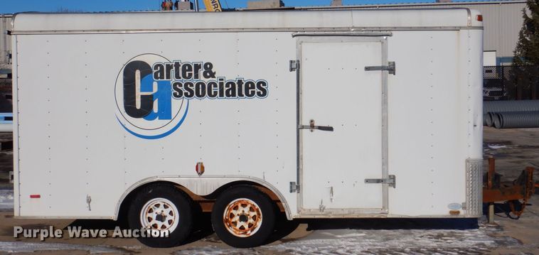 image for item DK5034 2002 United Express  enclosed cargo trailer with lube system