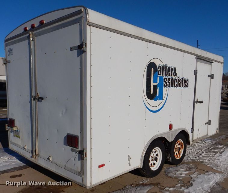 image for item DK5034 2002 United Express  enclosed cargo trailer with lube system