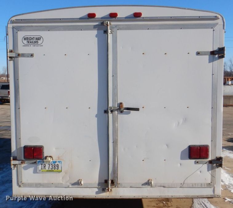 image for item DK5034 2002 United Express  enclosed cargo trailer with lube system
