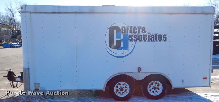image for item DK5034 2002 United Express  enclosed cargo trailer with lube system