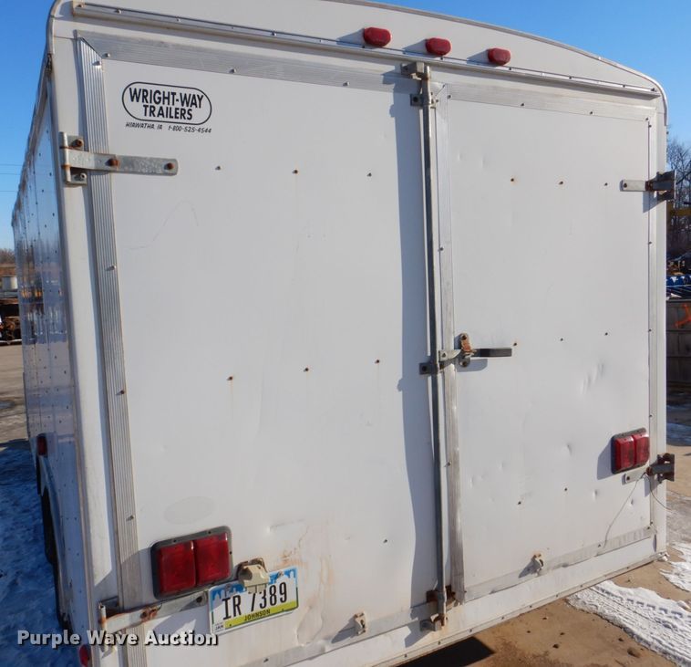 image for item DK5034 2002 United Express  enclosed cargo trailer with lube system