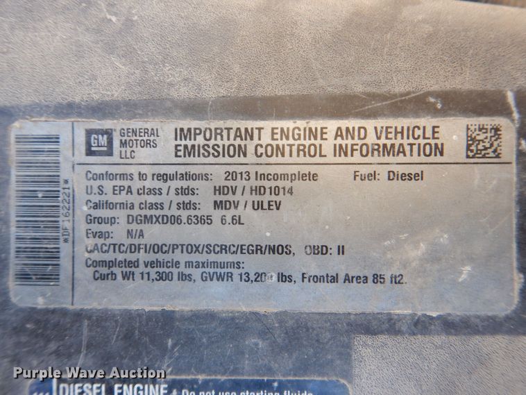 image for item DK5035 2013 Chevrolet Silverado 3500HD  pickup truck