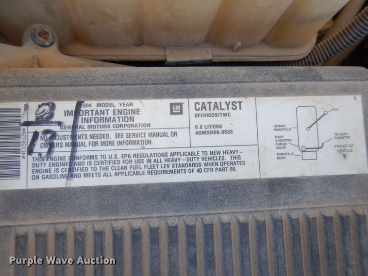 image for item DK5036 2004 Chevrolet Silverado 2500HD  pickup truck