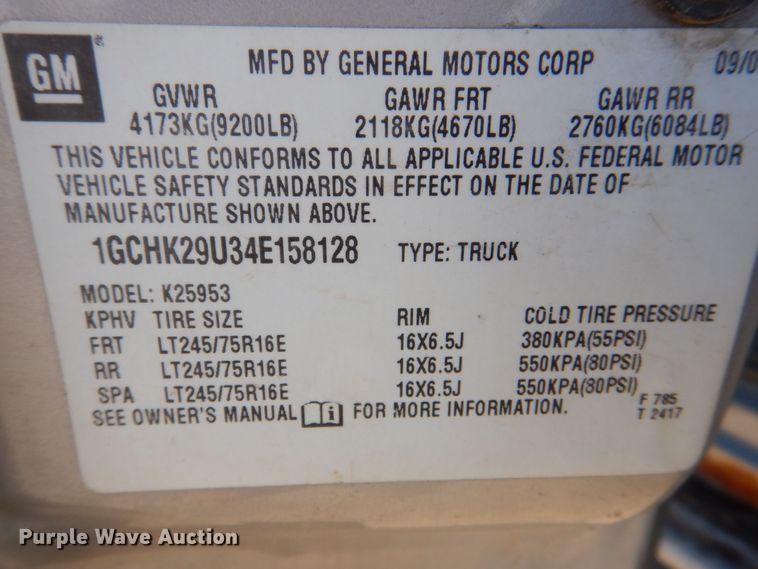 image for item DK5036 2004 Chevrolet Silverado 2500HD  pickup truck