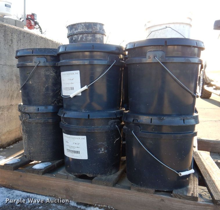 image for item DK5039 (18) buckets of Birmingham Fastener bolts