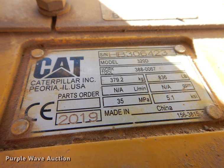 image for item DK5051 2021 Caterpillar 325  excavator