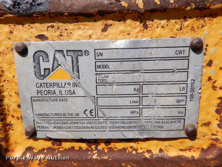 image for item DK5053 2008 Caterpillar 320DL  excavator