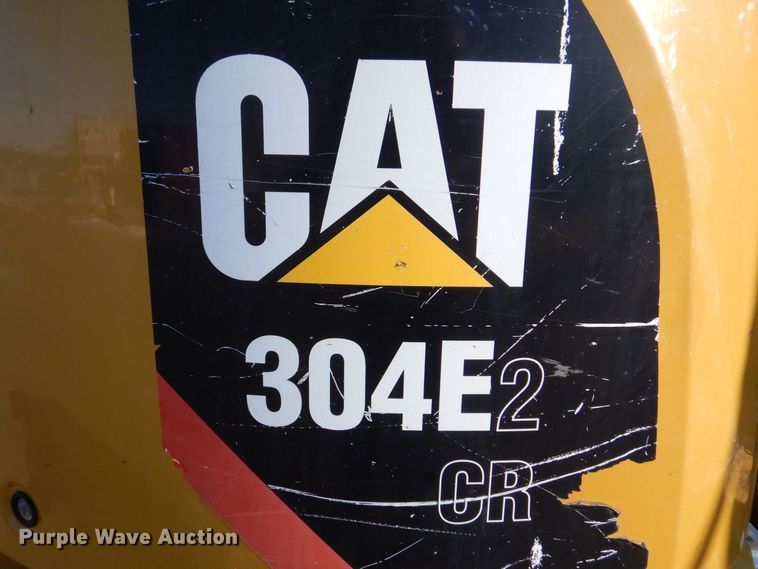 image for item DK5057 2016 Caterpillar 304E2 CR  mini excavator