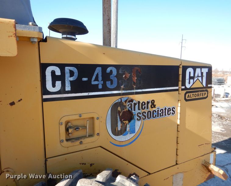 image for item DK5058 1999 Caterpillar CP433C  single drum vibratory roller