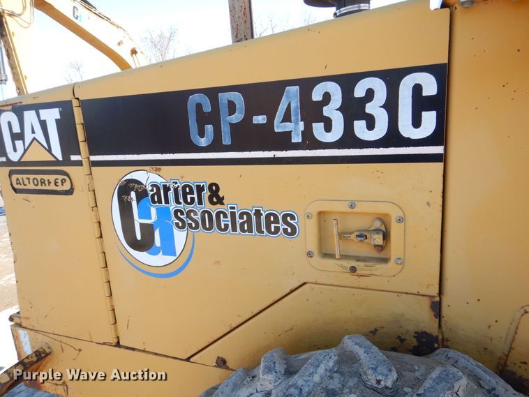 image for item DK5058 1999 Caterpillar CP433C  single drum vibratory roller