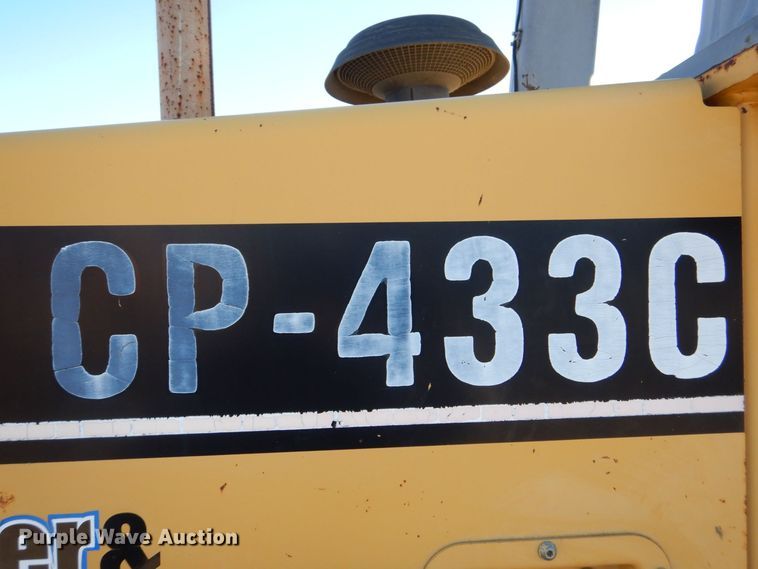 image for item DK5058 1999 Caterpillar CP433C  single drum vibratory roller