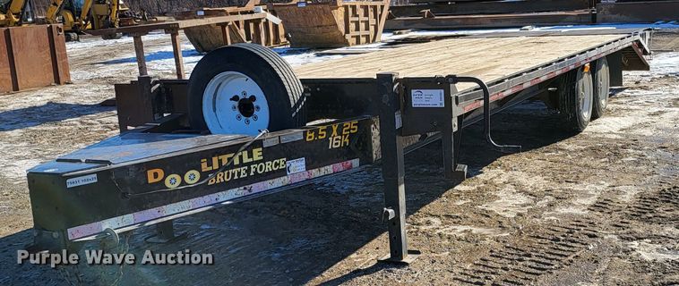 image for item DK5061 2018 Doolittle  flatbed trailer