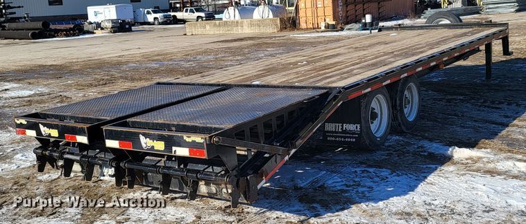 image for item DK5061 2018 Doolittle  flatbed trailer