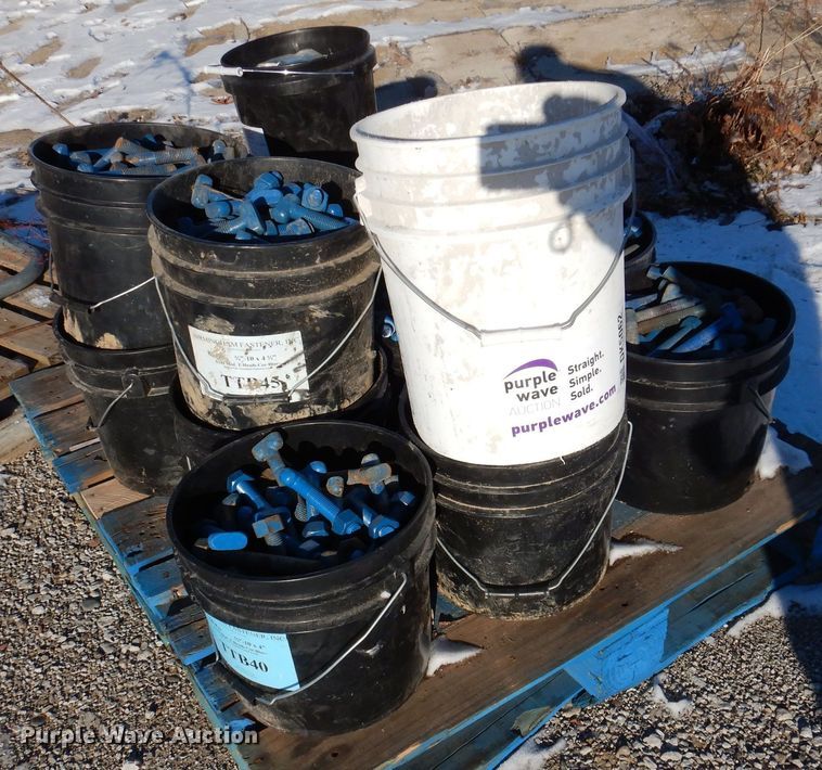 image for item DK5062 (14) buckets of Birmingham Fastener bolts