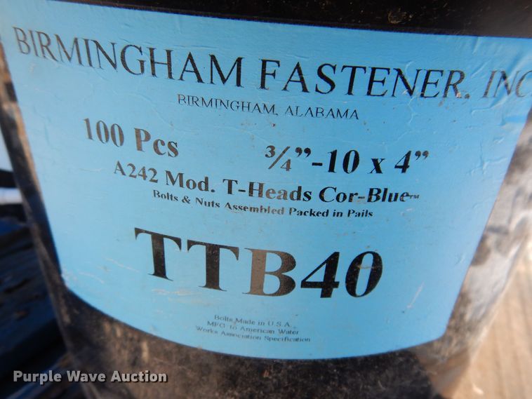 image for item DK5062 (14) buckets of Birmingham Fastener bolts