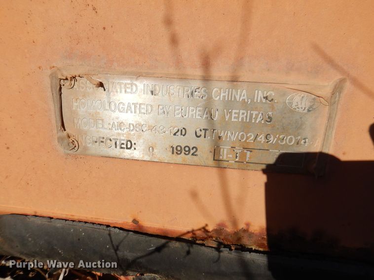 image for item DK5063 1992 Associated Industries AIC-DSC 43-12D  storage container