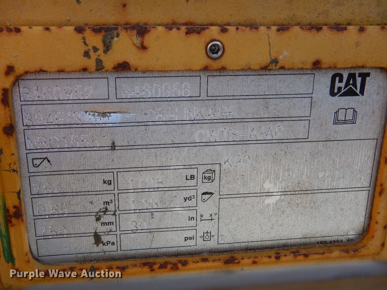 image for item DK5071 Caterpillar  30" W excavator bucket