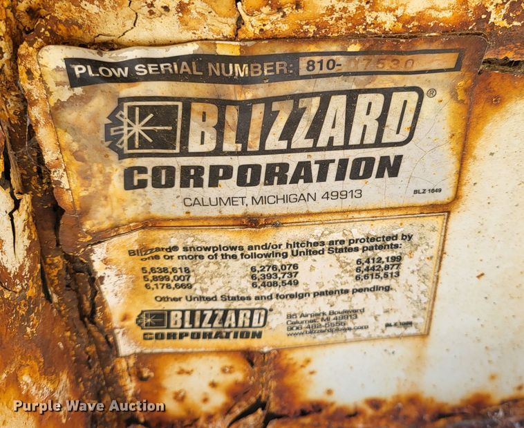 image for item DK5081 Blizzard Power Plow  snow plow