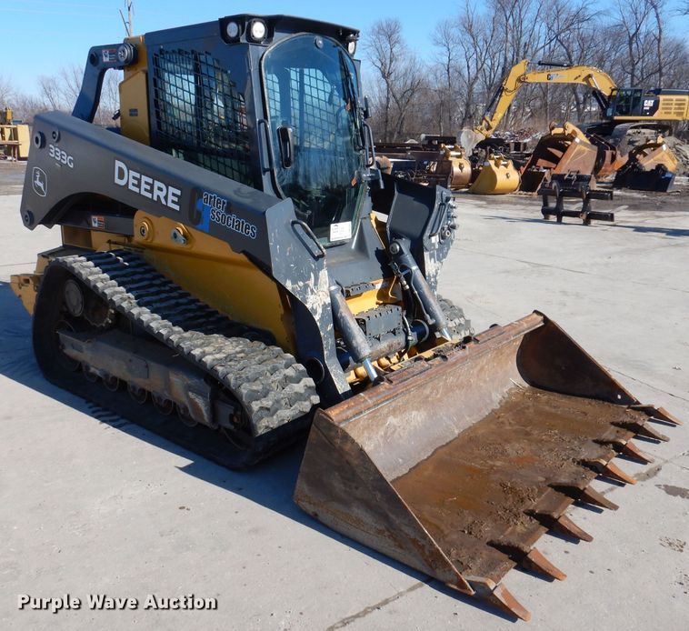 image for item DK5087 2019 John Deere 333G  tracked skid steer loader