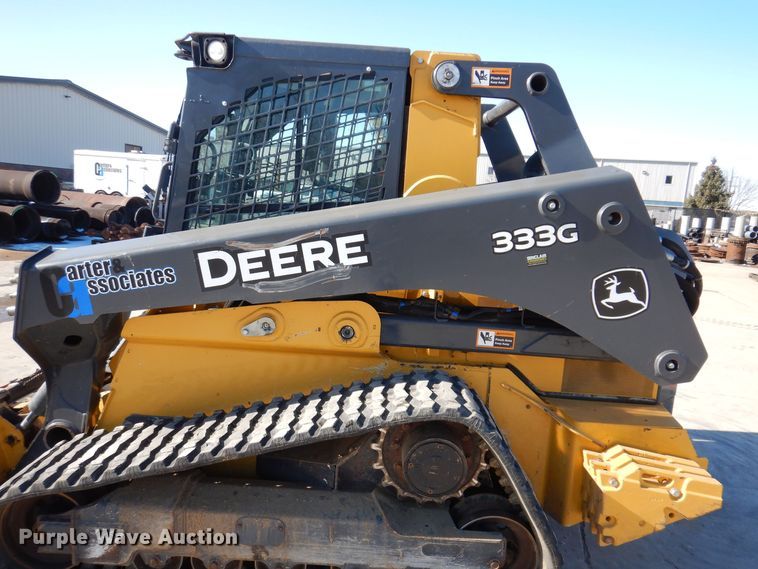 image for item DK5087 2019 John Deere 333G  tracked skid steer loader