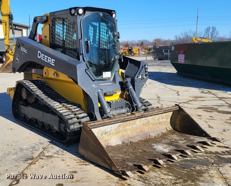 image for item DK5088 2019 John Deere 333G  tracked skid steer loader
