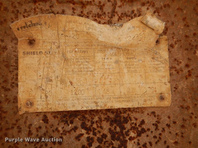 image for item DK5113 Efficient Production XLDF-620  trench box