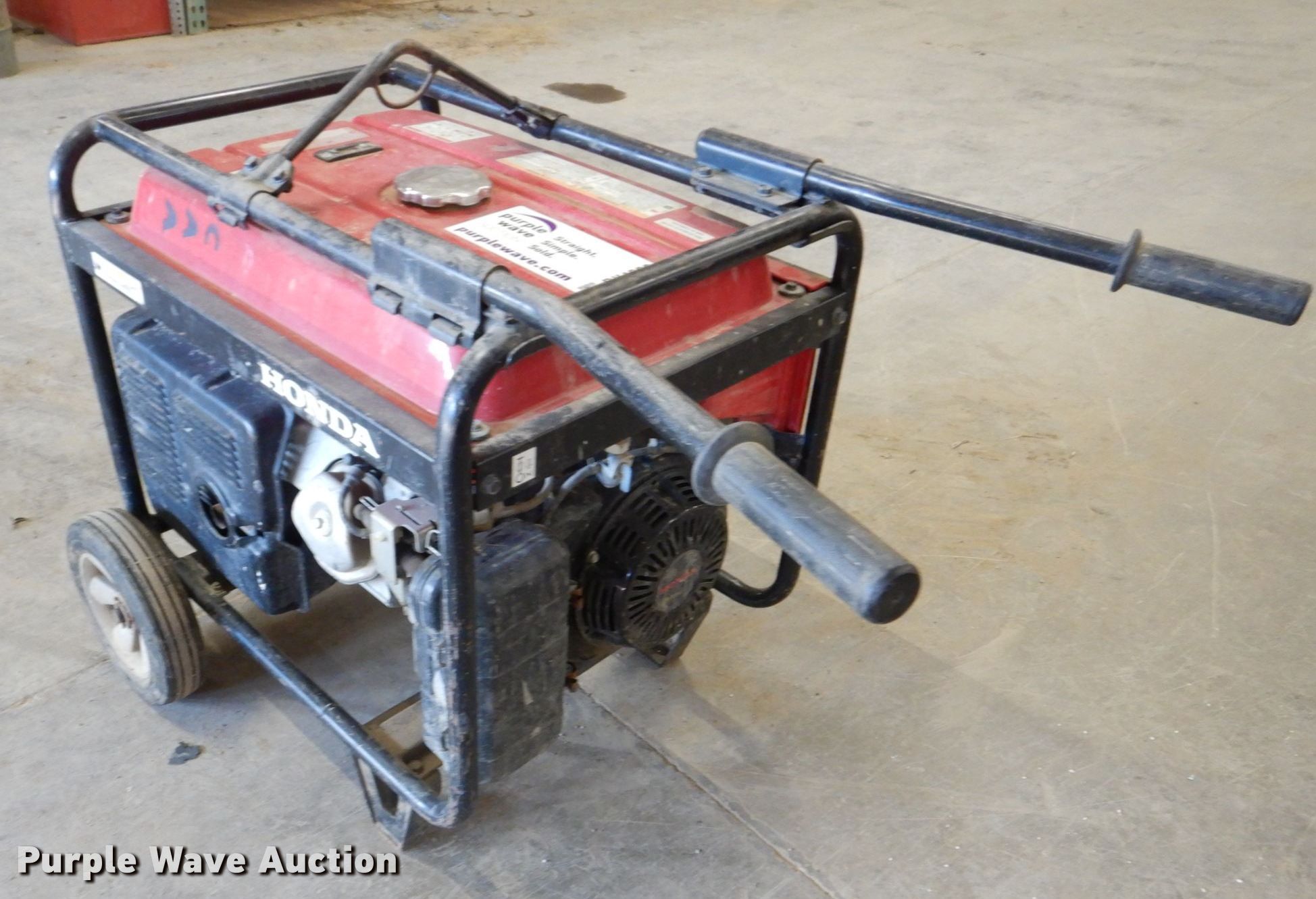 Honda EB6500X generator in Coralville, IA Item DK4999 sold Purple Wave