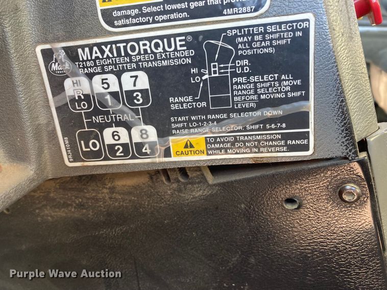 image for item DJ6150 1999 Mack CL713  semi truck