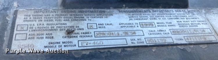 image for item DJ6150 1999 Mack CL713  semi truck