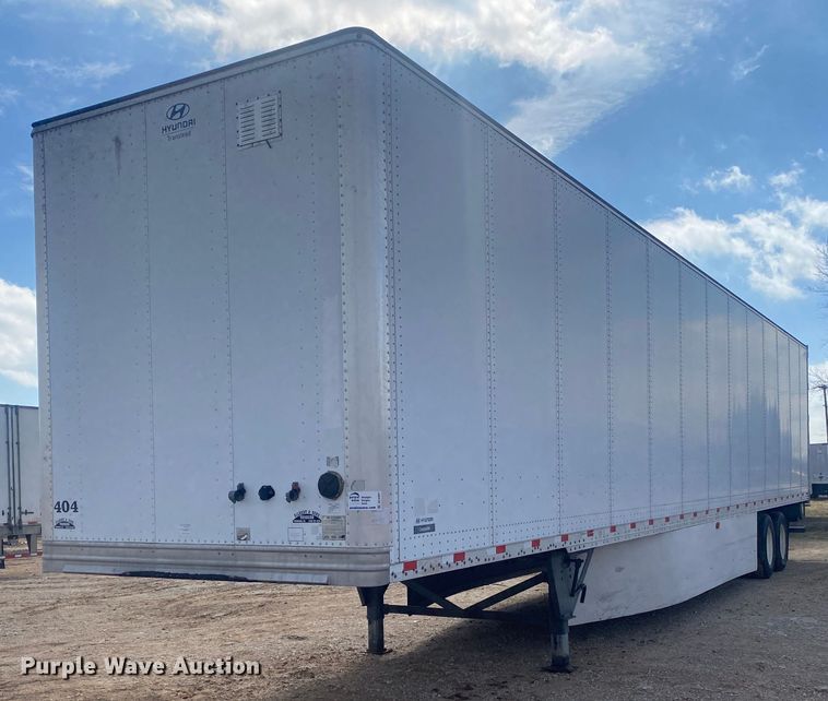 image for item DL6987 2016 Hyundai Translead  dry van trailer