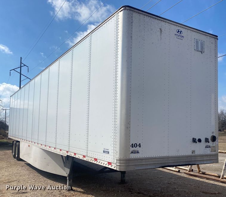 image for item DL6987 2016 Hyundai Translead  dry van trailer