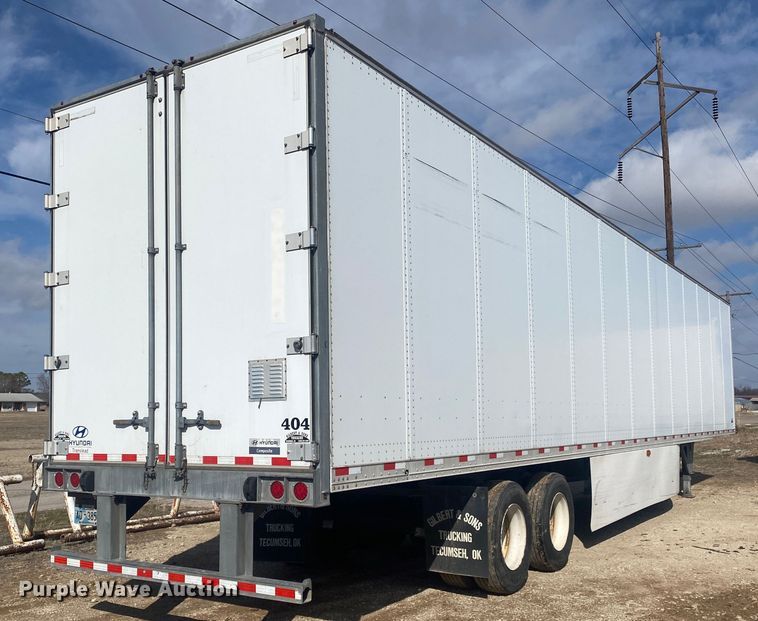 image for item DL6987 2016 Hyundai Translead  dry van trailer