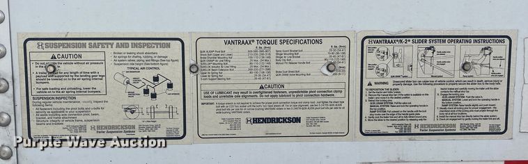 image for item DL6988 2009 Wabash  dry van trailer