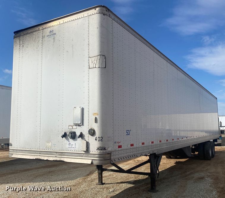 image for item DL6989 2012 Hyundai Translead  dry van trailer