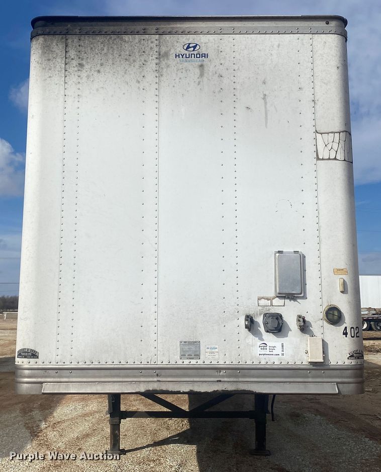 image for item DL6989 2012 Hyundai Translead  dry van trailer