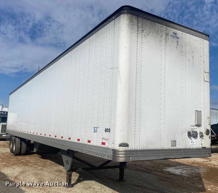 image for item DL6989 2012 Hyundai Translead  dry van trailer