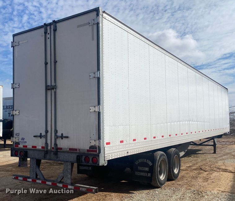 image for item DL6989 2012 Hyundai Translead  dry van trailer