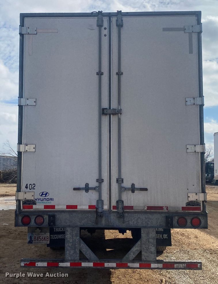 image for item DL6989 2012 Hyundai Translead  dry van trailer