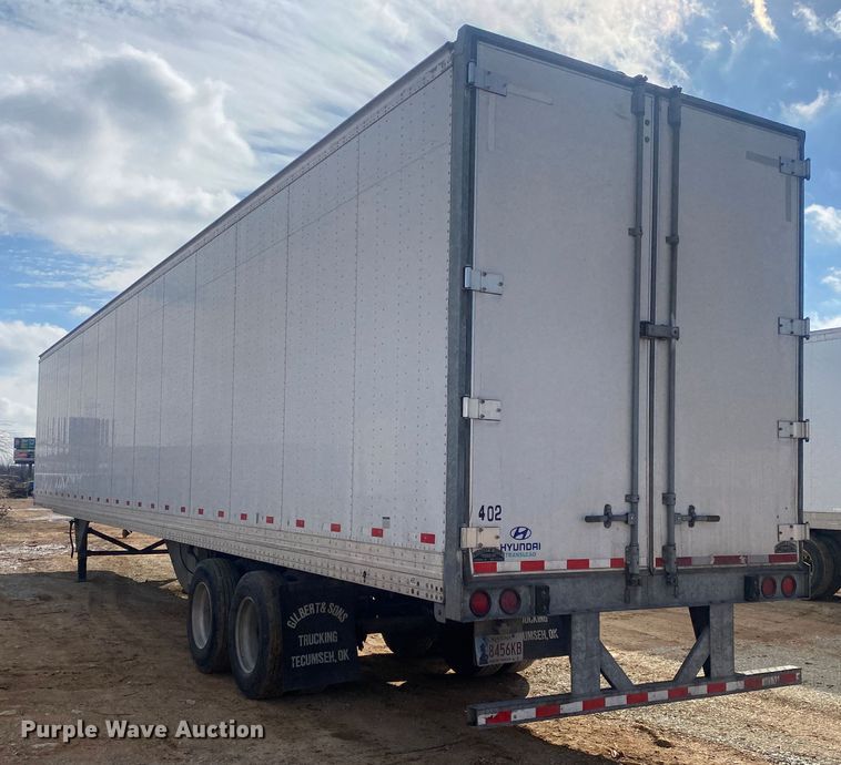 image for item DL6989 2012 Hyundai Translead  dry van trailer