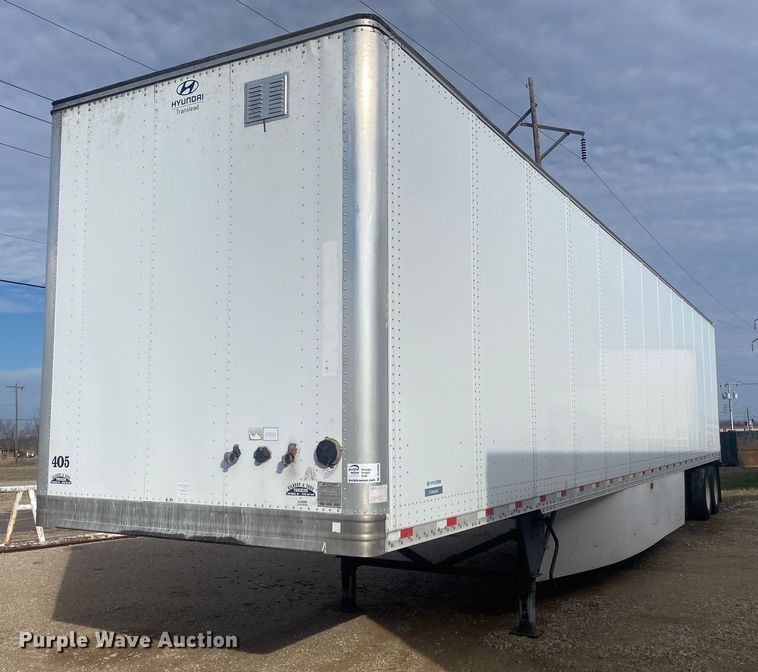 image for item DL6990 2016 Hyundai Translead  dry van trailer