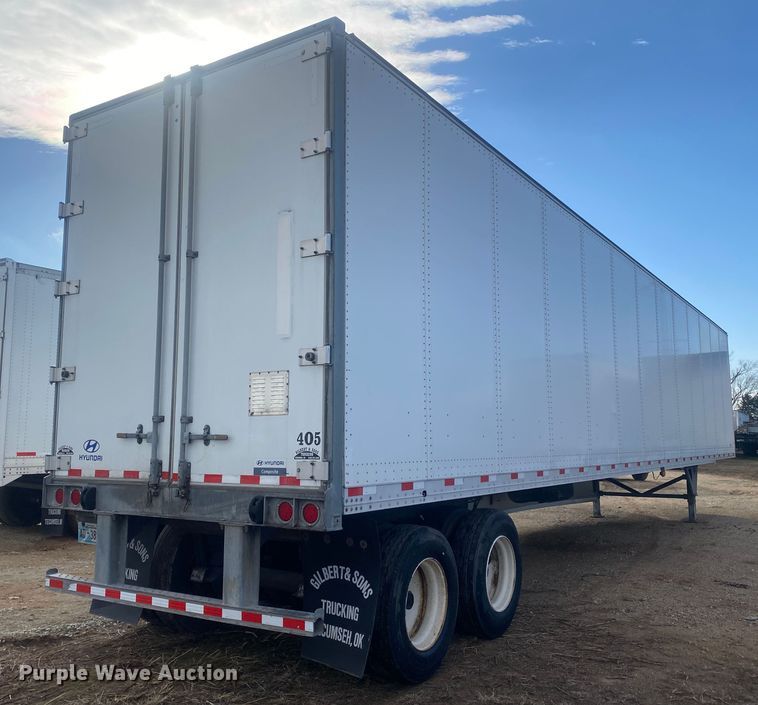 image for item DL6990 2016 Hyundai Translead  dry van trailer