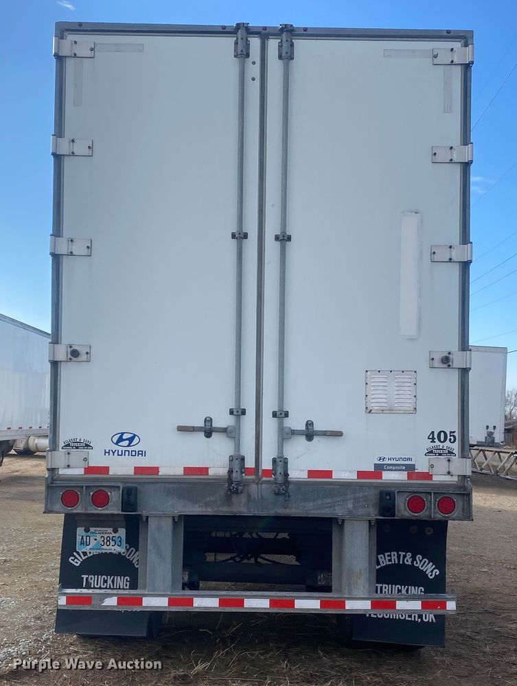 image for item DL6990 2016 Hyundai Translead  dry van trailer