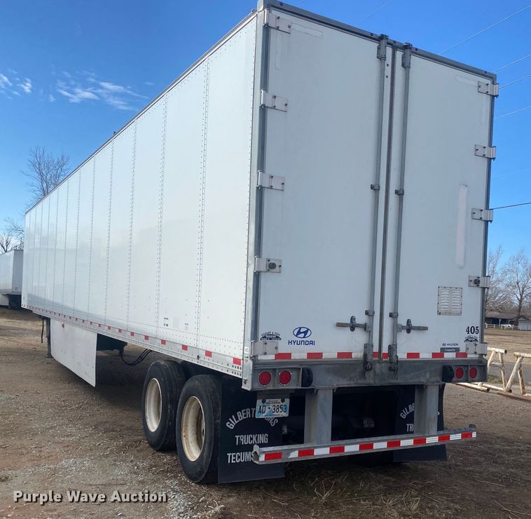 image for item DL6990 2016 Hyundai Translead  dry van trailer