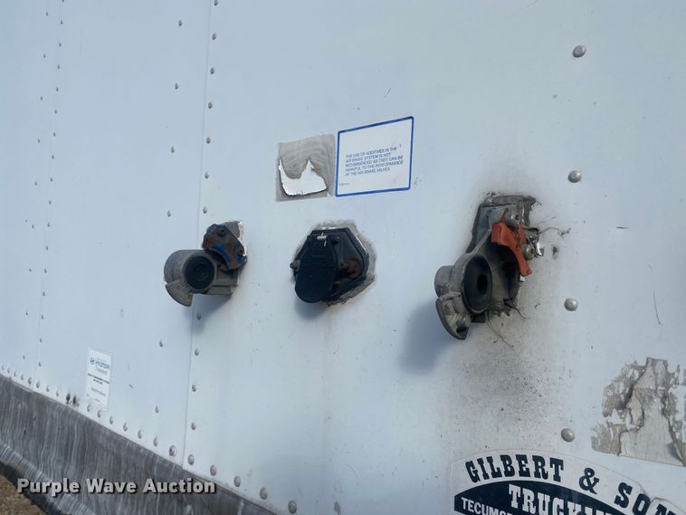 image for item DL6990 2016 Hyundai Translead  dry van trailer